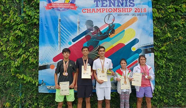 Теннисисты Таджикистана выиграли пять медалей в Малайзии