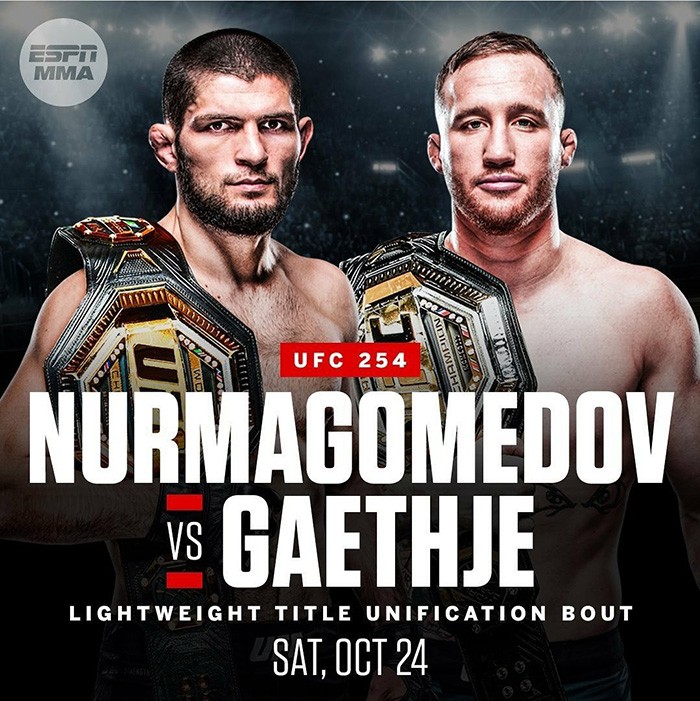 UFC Predictions: UFC 254 - Khabib Nurmagomedov vs. Justin 