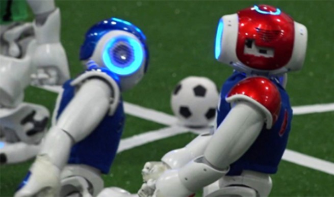 Роботы планируют захватить футбол к 2050 году