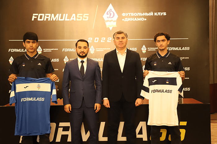 Компания «Formula55» и футбольный клуб «Динамо» из Душанбе подписали соглашение о спонсорстве!