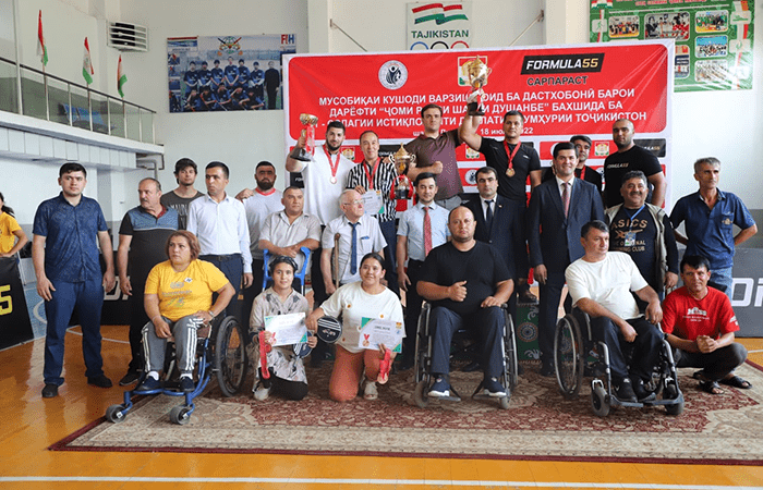 «FORMULA55» выступила генеральным спонсором состоявшегося в Душанбе турнира по армрестлингу