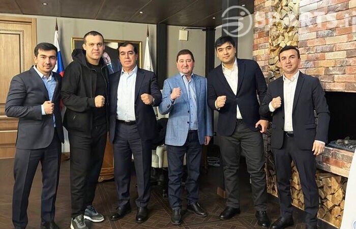 Руководство таджикского бокса встретилось с Умаром Кремлевым