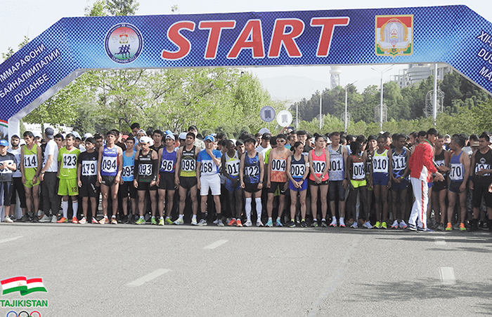 Таджикские легкоатлеты выступят в душанбинском полумарафоне