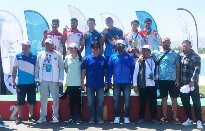 Таджикистанцы выиграли медали в Самарканде на ЧА по гребле