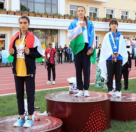 Таджикские легкоатлеты Нигораи Амирхон