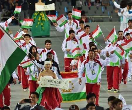 Таджикские спортсмены на Азиаде