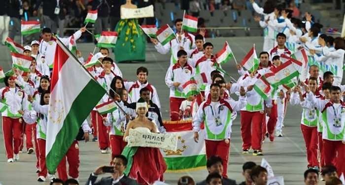 Таджикские спортсмены на Азиаде
