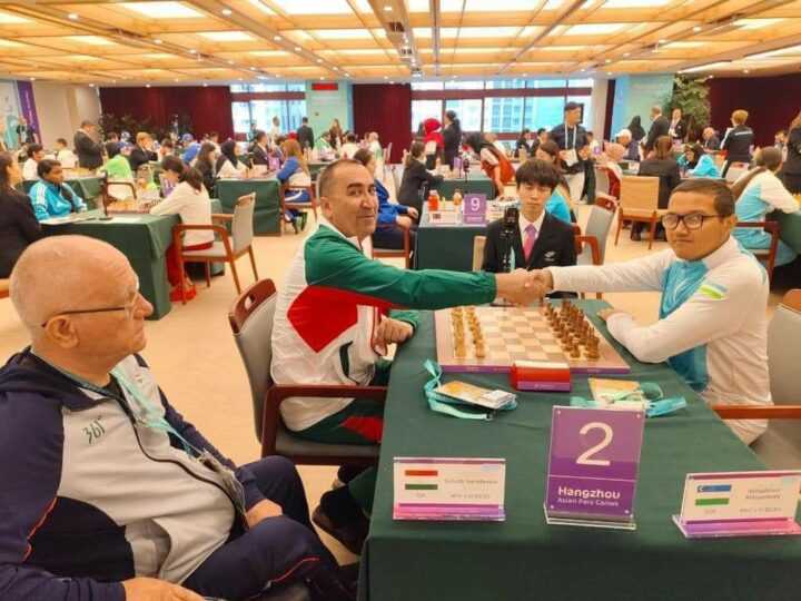 Таджикские шахматисты на Паразиаде в Ханчжоу