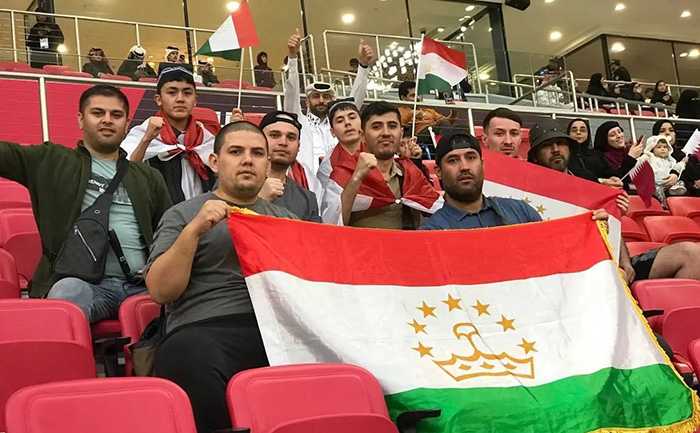 сборная Таджикитана - болельщики