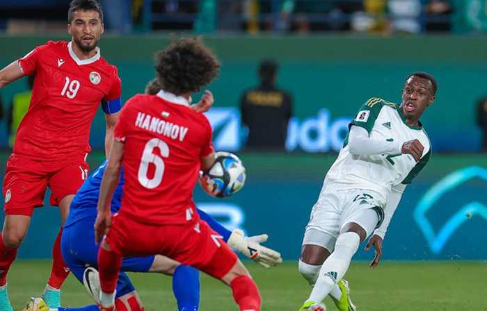 Таджикистан сыграл вничью с Саудовской Аравией – фотофакты с матча