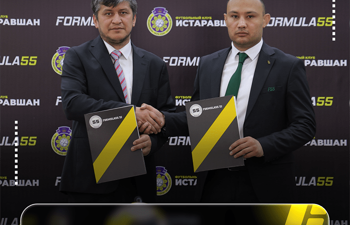 FORMULA55 вкладывается в будущее таджикского футбола: компания становится генеральным спонсором ФК «Истаравшан»