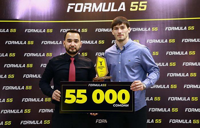 Сомон Махмадбеков назван лучшим спортсменом 2024 года по версии FORMULA55!