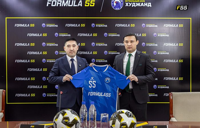 Компания FORMULA55 и ФК «Худжанд» продлили соглашение о генеральном спонсорстве