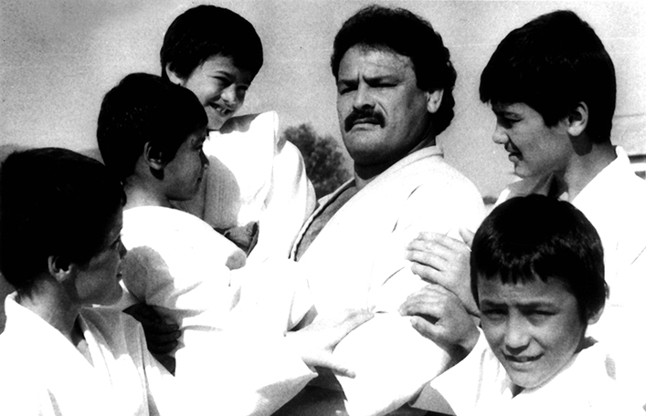 Расул Бокиев и его отец и братья