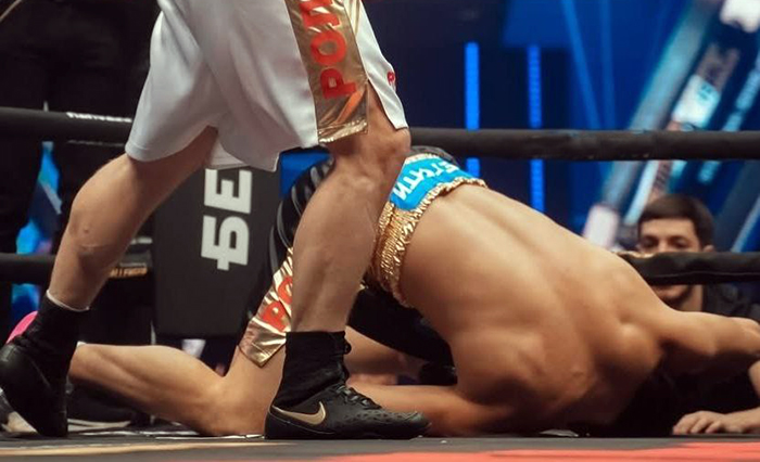 Известный таджикский боец ММА ушел в бокс и улетел в тяжелый нокаут